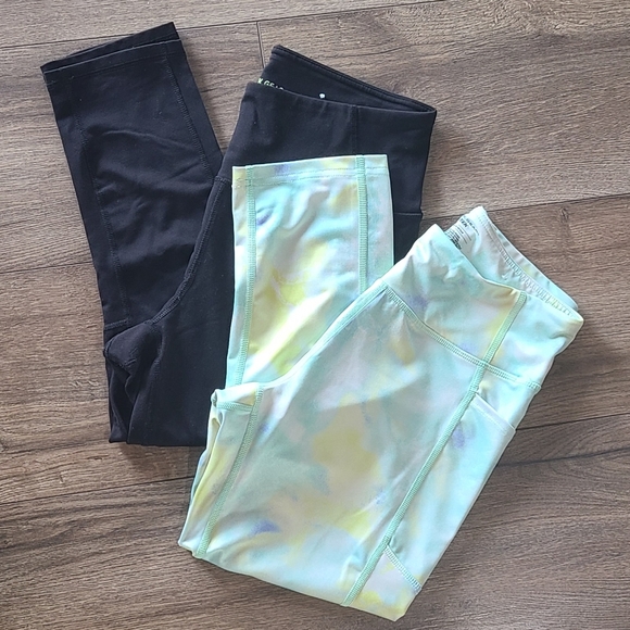 tek gear Pants - Activewear LOT OF 2- Gently Worn- TEK GEAR Leggings, 2 Pair, Size Med